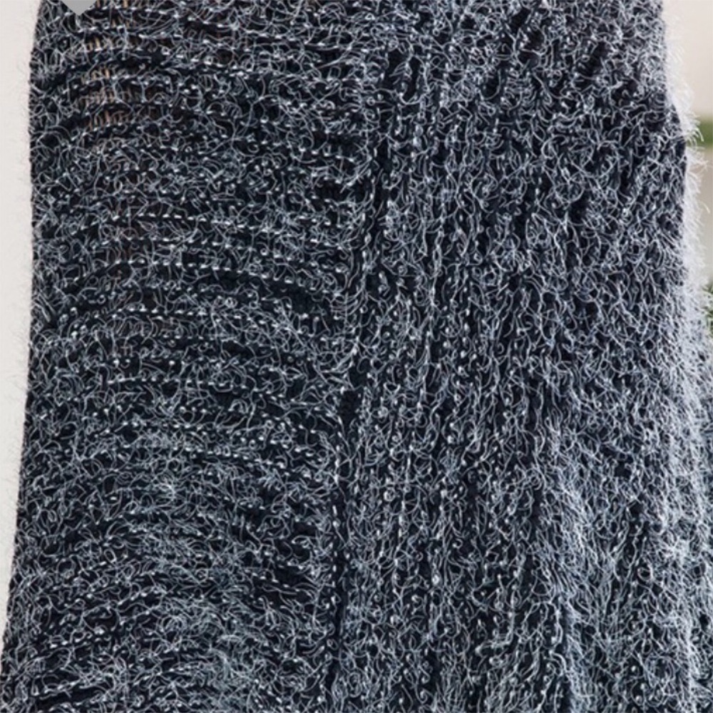 Turtleneck Fringe Poncho - 2 Available Colors NWT - Picture 6 of 6